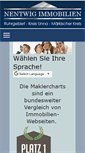 Mobile Screenshot of immobilien-nentwig.de
